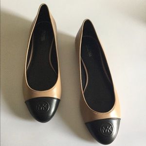 Michael Kors Dylan Ballet Leather Flats